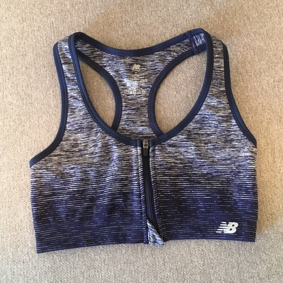 New Balance Zip-Front Sports Bra - Picture 5 of 5